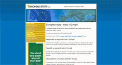 Desktop Screenshot of evropske-staty.cz