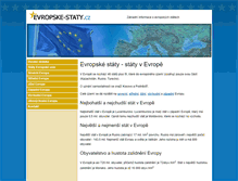 Tablet Screenshot of evropske-staty.cz